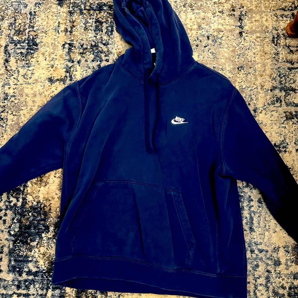 Nike Hoodie Size L Dark blue